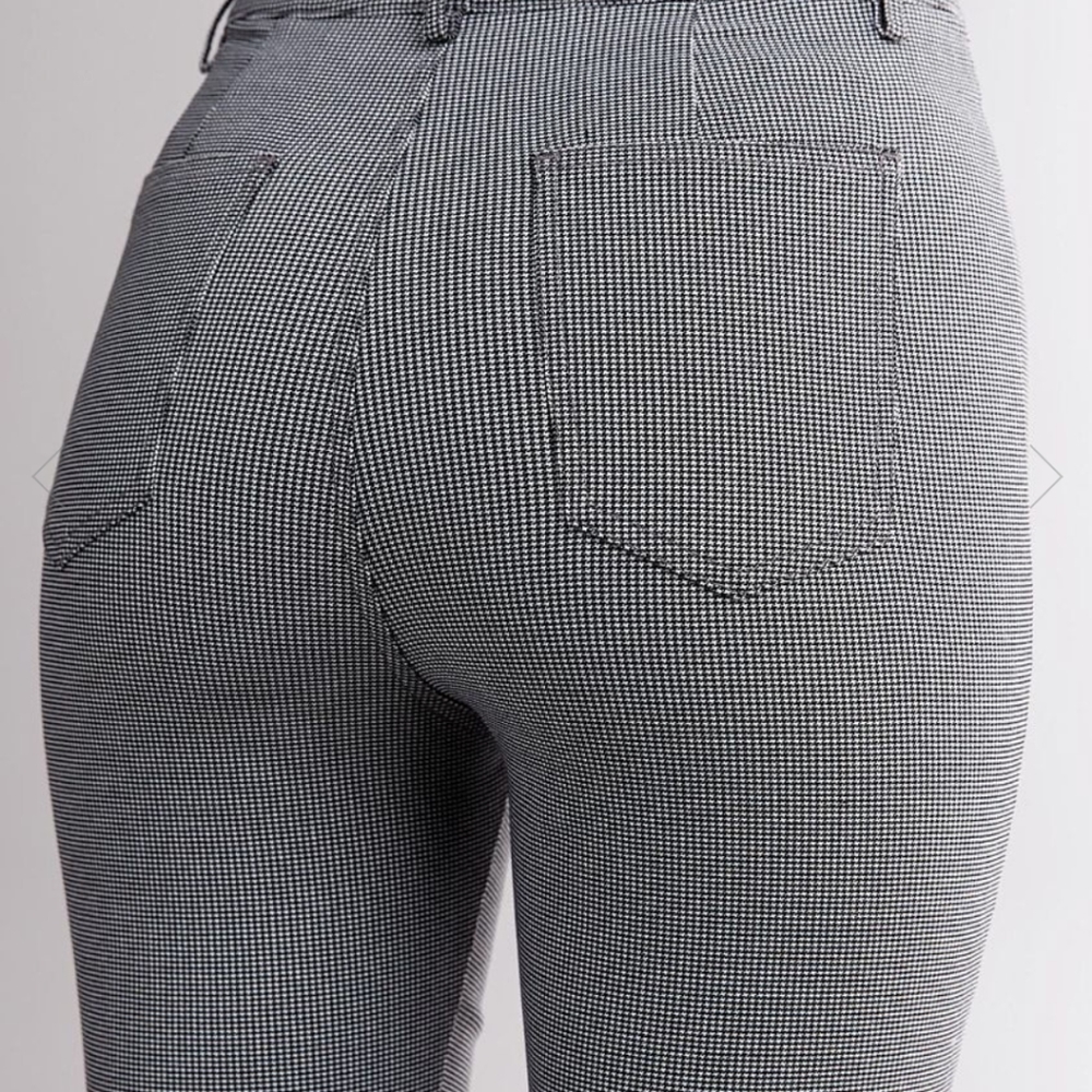 ShineStar plaid stretch pants